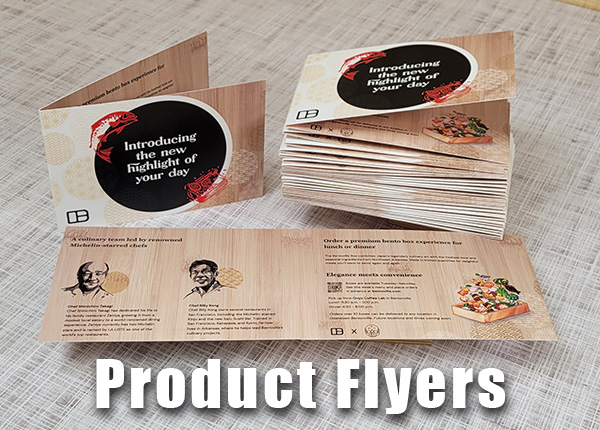 Printing Bentonville Portfolio Morpho Product Flyers