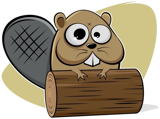 Funny Cartoon Illustration Beaver Wood 600nw 1591118185 Copy